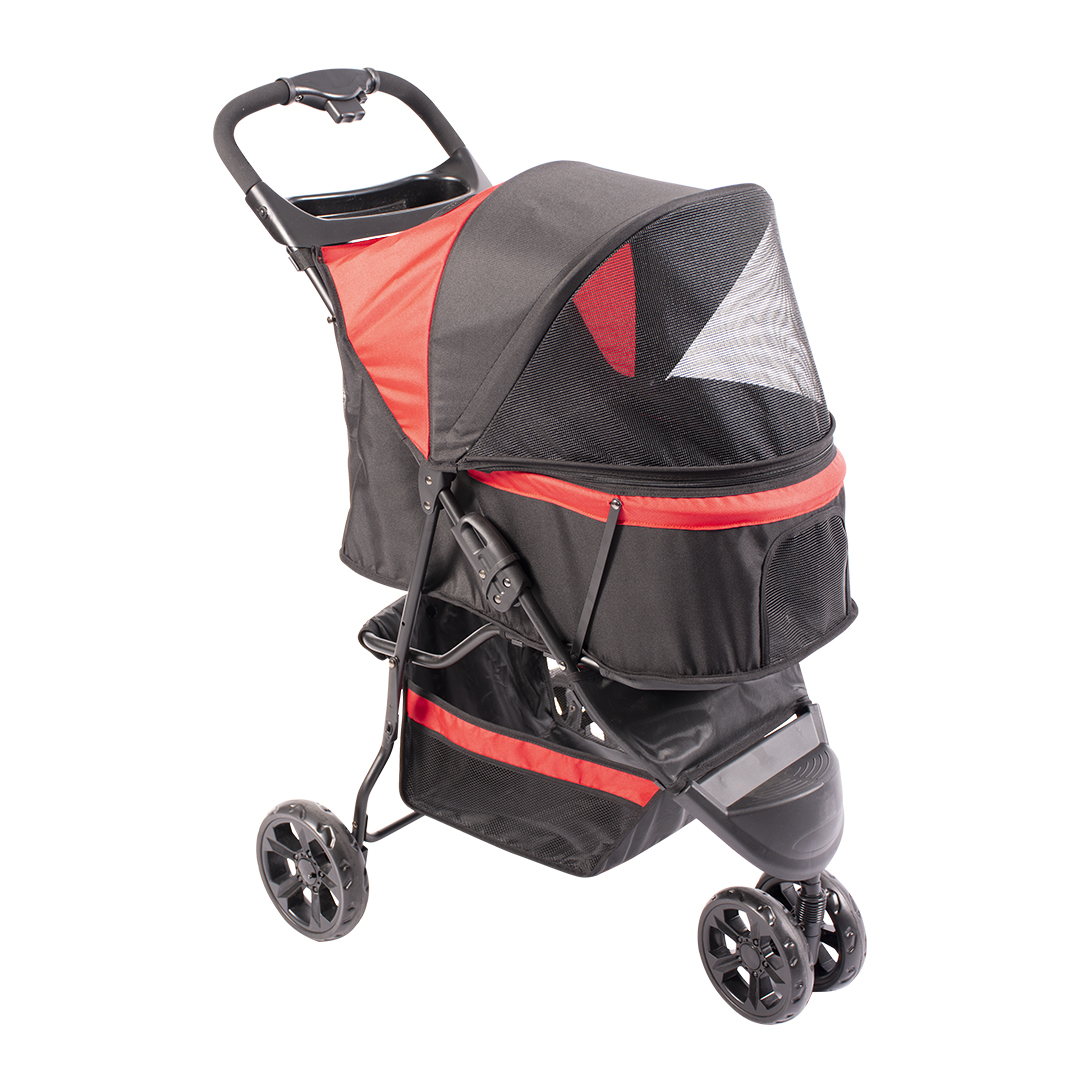 Duvoplus 3-Rad Buggy - Schwarz/Rot 