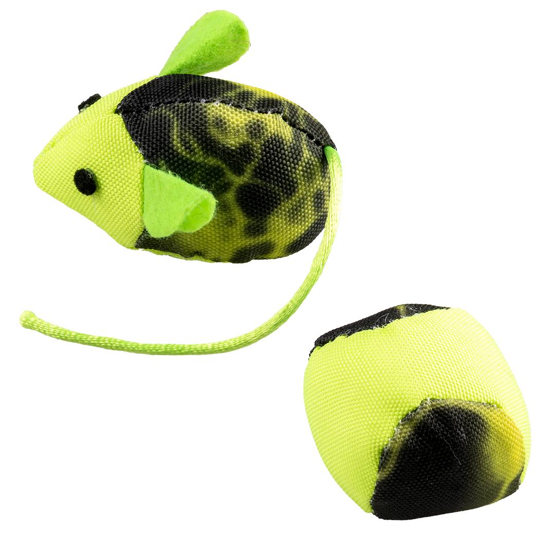 Duvoplus Cat Toy Flash Maus & Ball - grün 