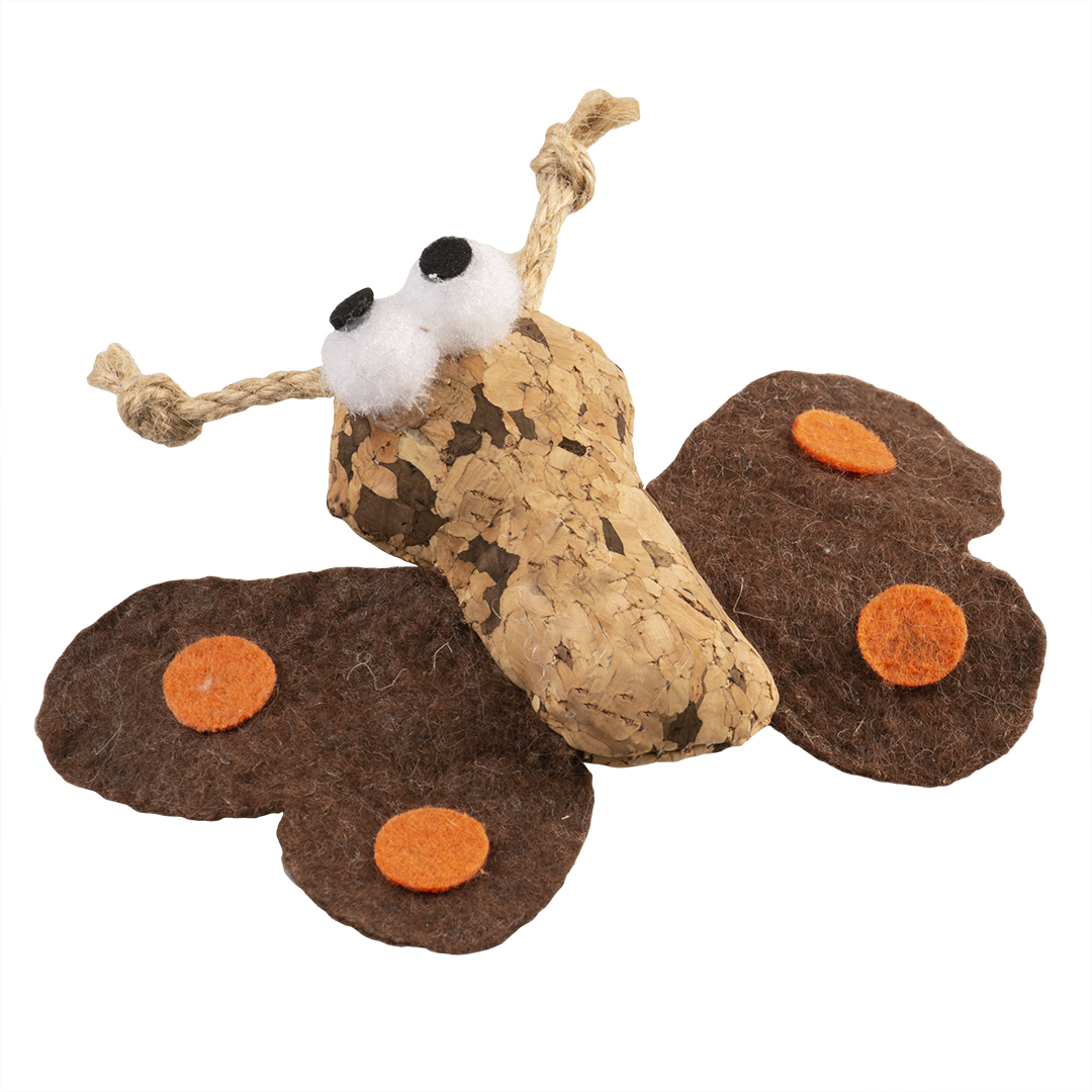 Duvoplus Cat Toy Kork Schmetterling 