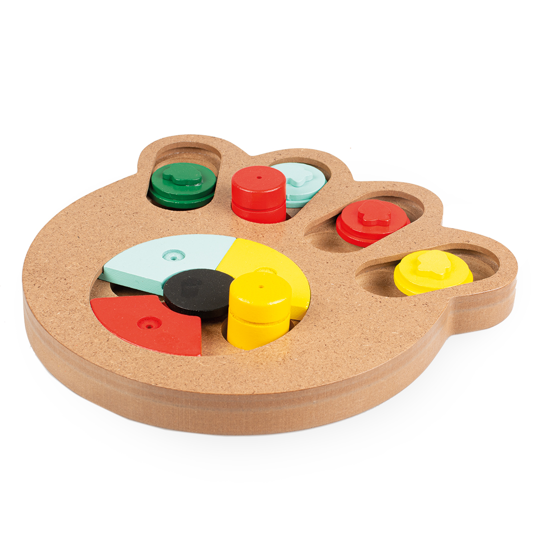 Duvoplus Intelligenzspiel Slide n Snack Puzzle Pfote 