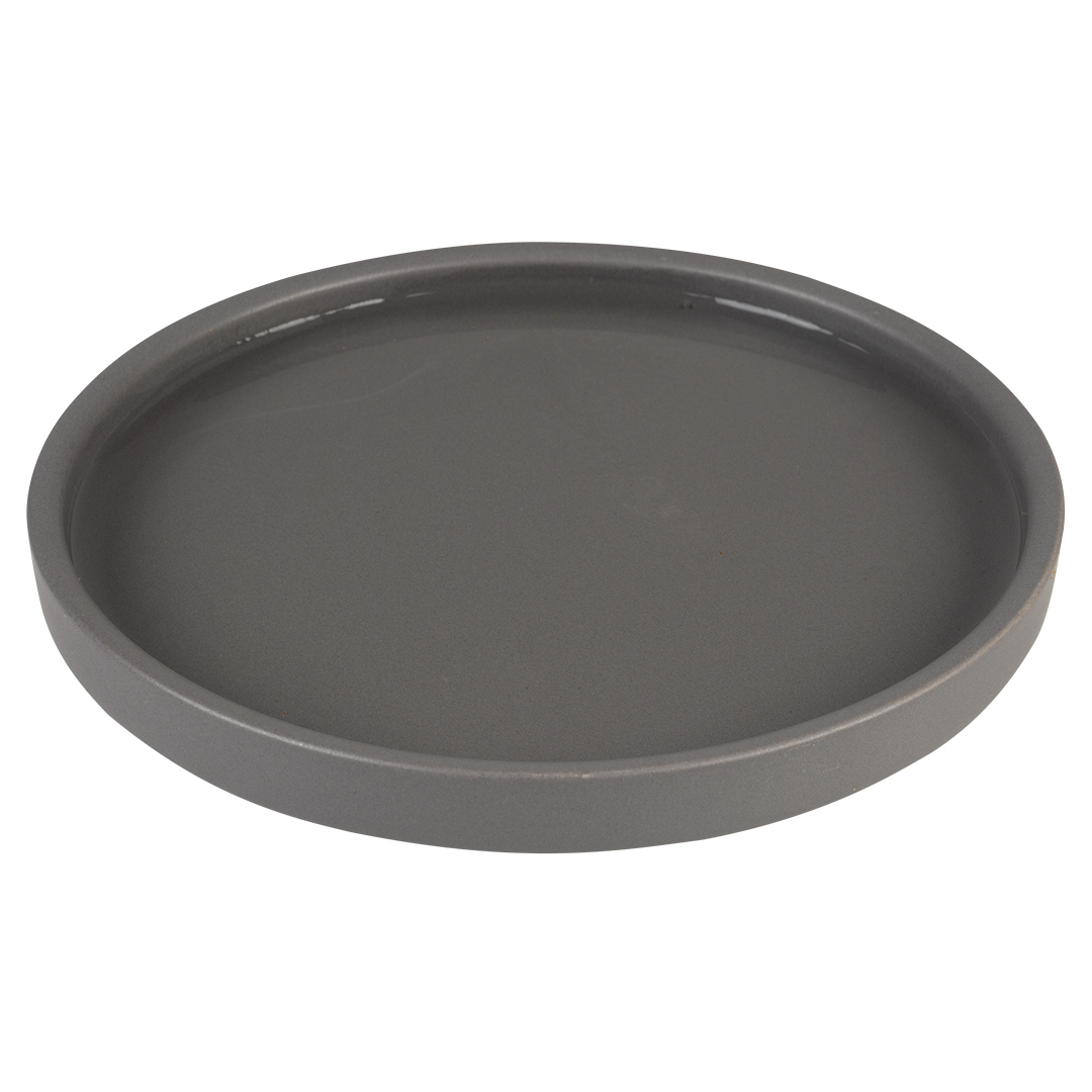 Duvoplus flacher Keramiknapf Stone Hush - grau 