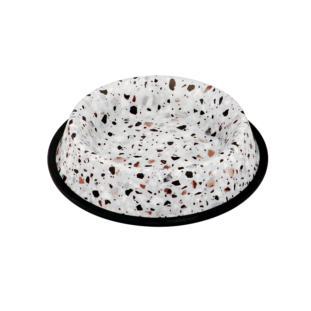 Duvoplus Edelstahlnapf Deco fix terrazzo look 