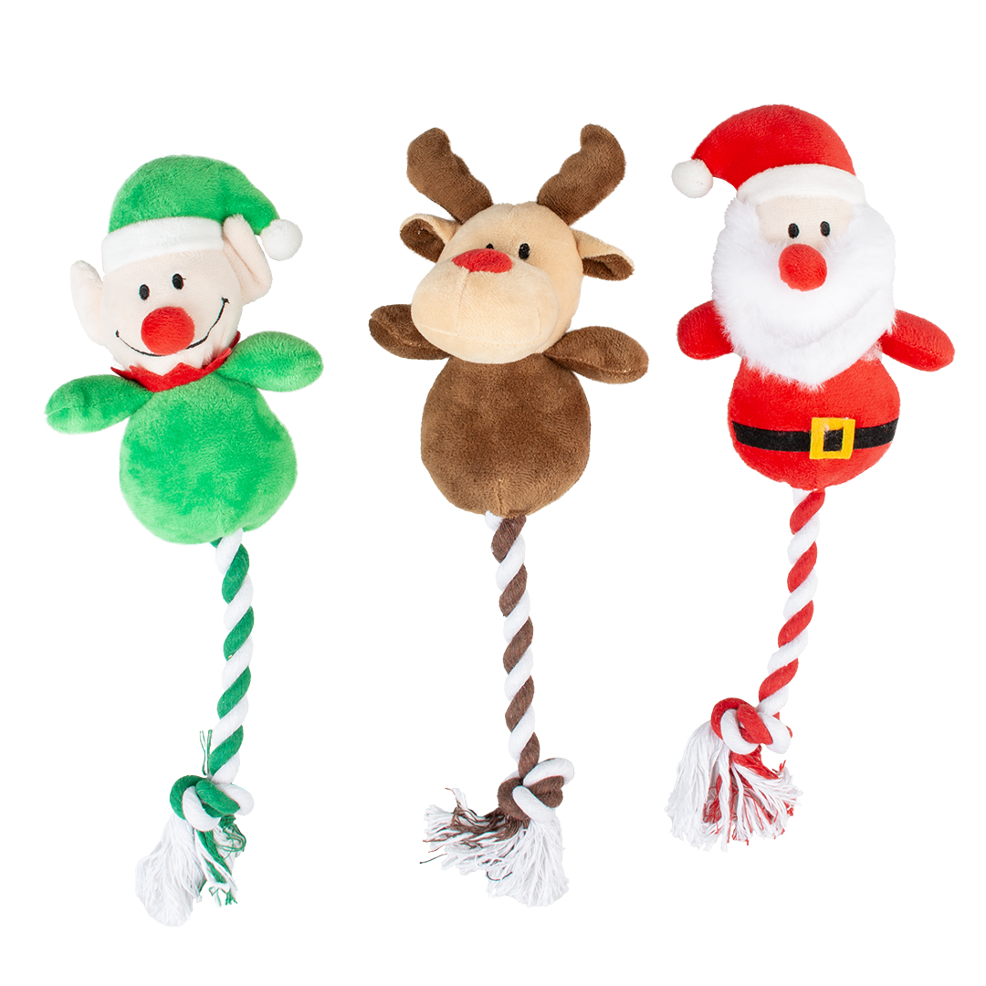 Duvoplus Xmas Plüschtier mit Seil 