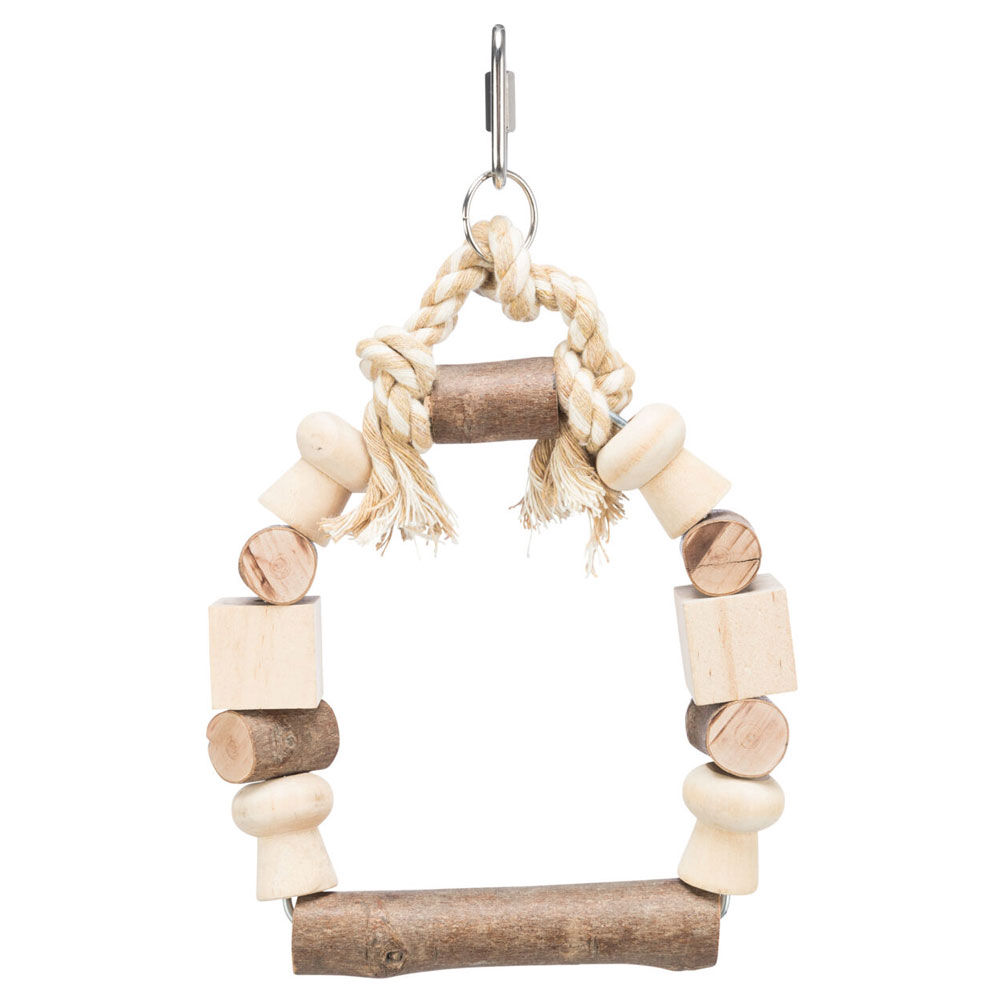 Trixie Bogenschaukel mit Holzklötzen Klein
