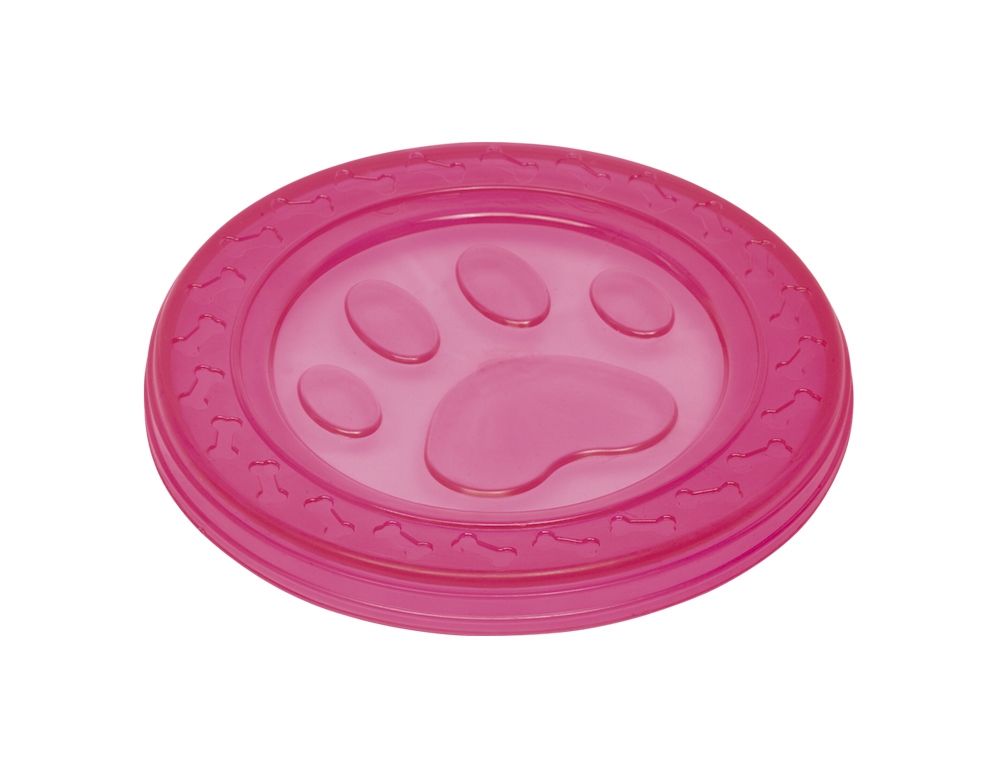 Nobby TPR Fly-Disc Paw pink - 22cm 