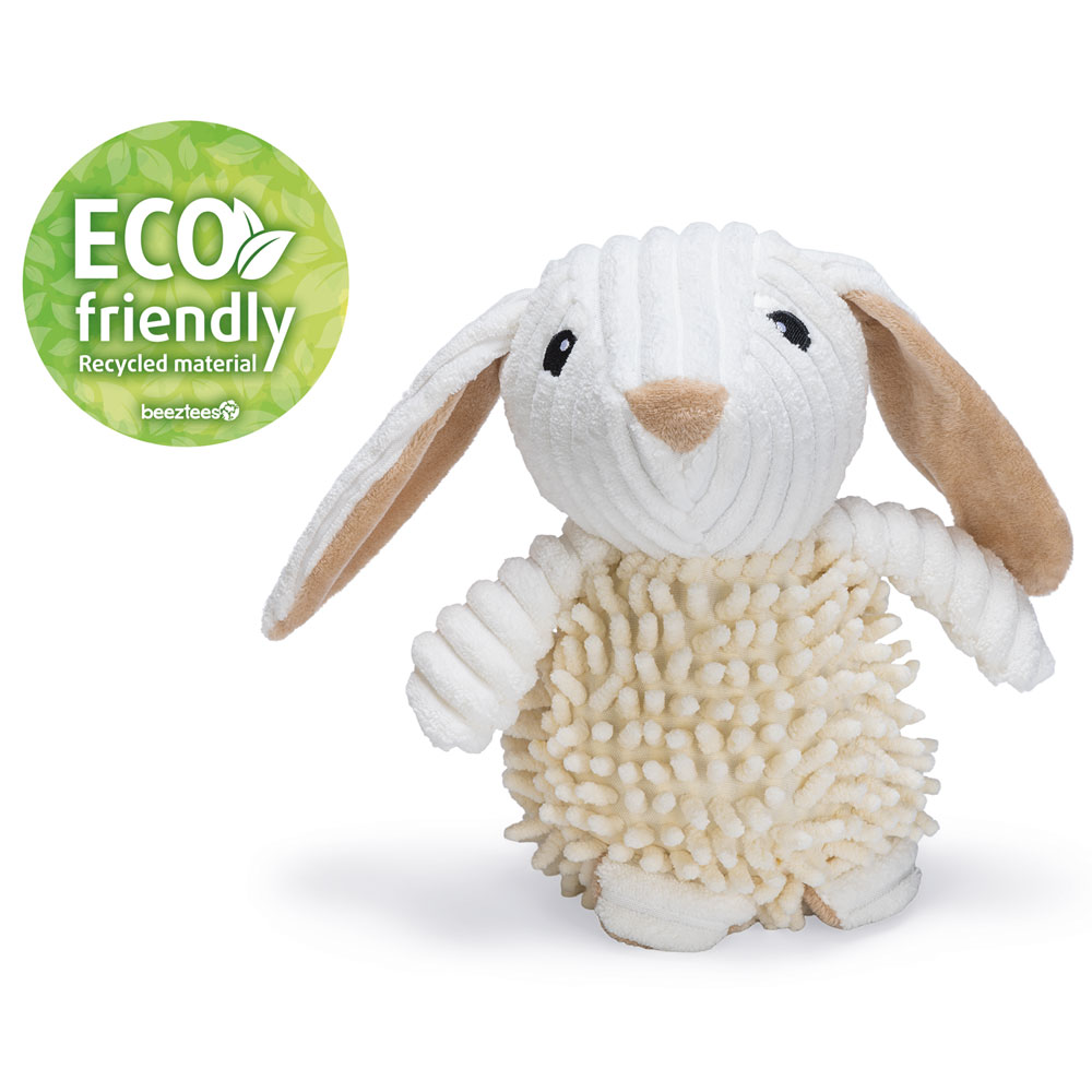 Beeztees Eco Hundespielzeug Kaninchen Jenno - geräuschlos 