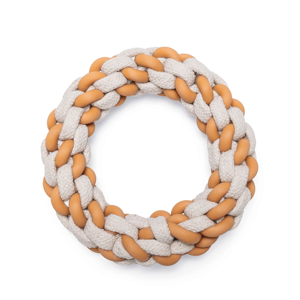 Beeztees Puppy Dental Seilring Mik - 14 x 14 x 3,2 cm 