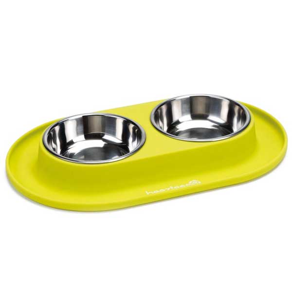 Beeztees Dinerset Silikon 2x125 ml / grün