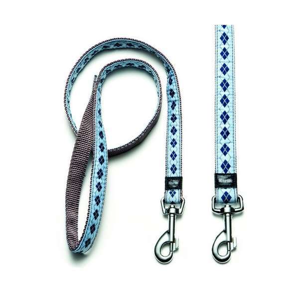 Karlie Art Joy Plus Leine RHOMBUS - Blau 100cm x 20mm