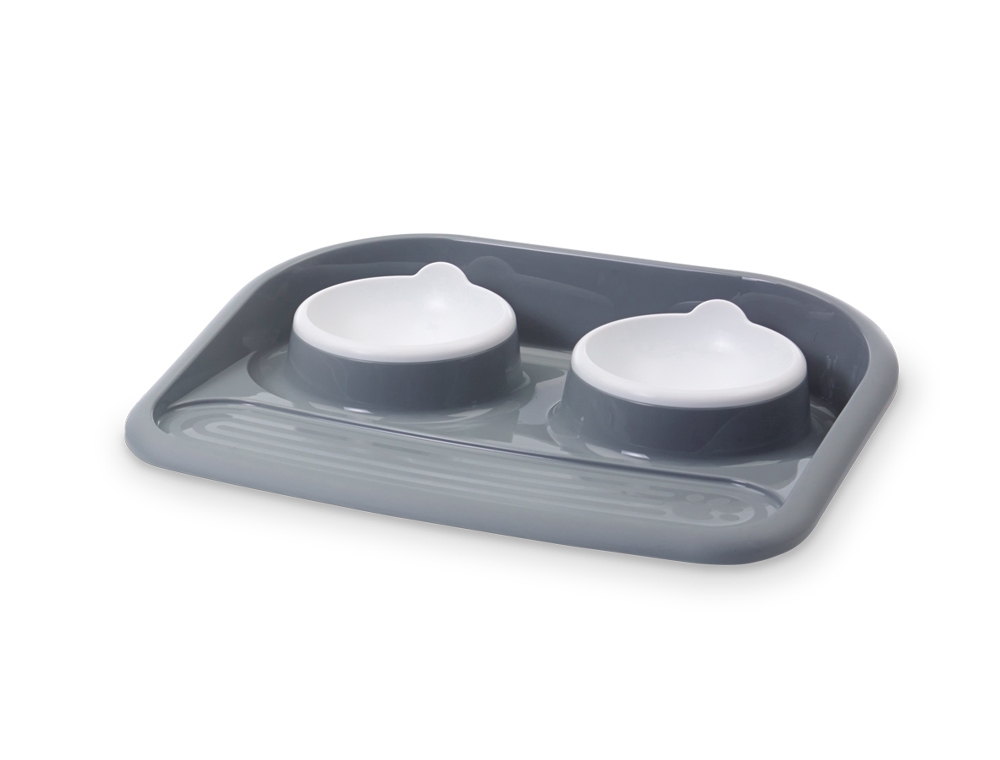 Savic Futterstation Butler grau - 2x 300ml 