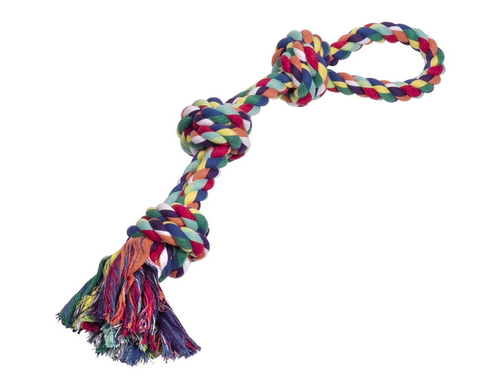 Nobby Rope Toy doppelt - 3 Knoten 