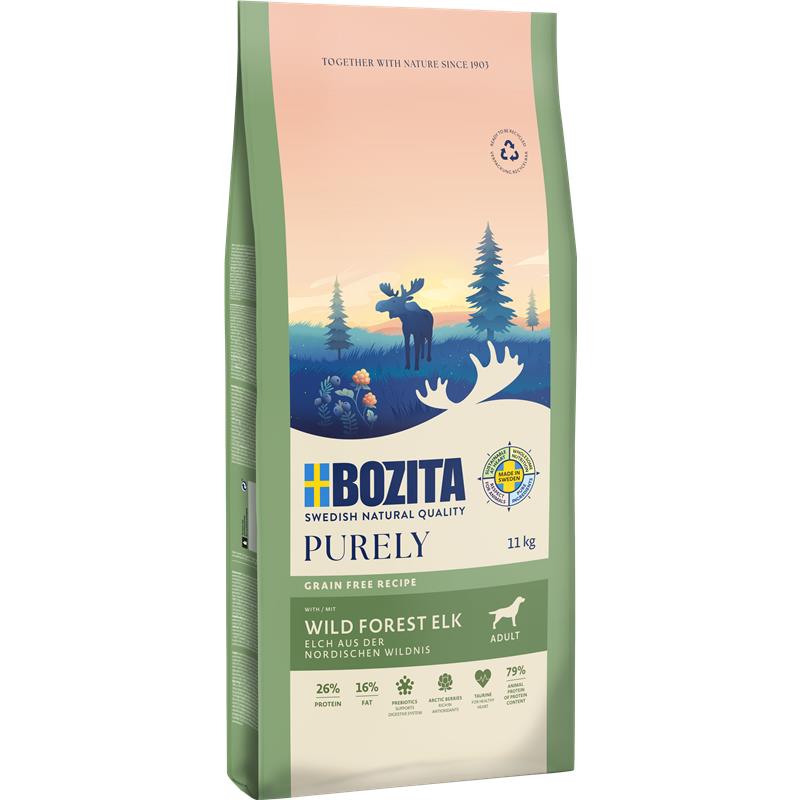 Bozita Purely Adult mit Elch 11 kg