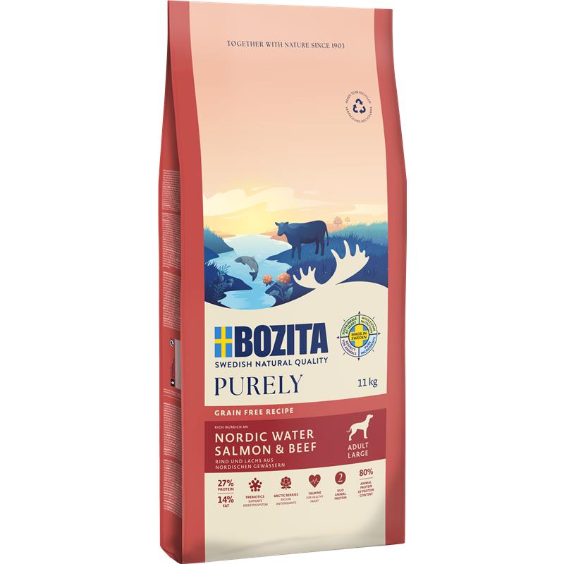 Bozita Purely Adult Large mit Lachs & Rind 11 kg