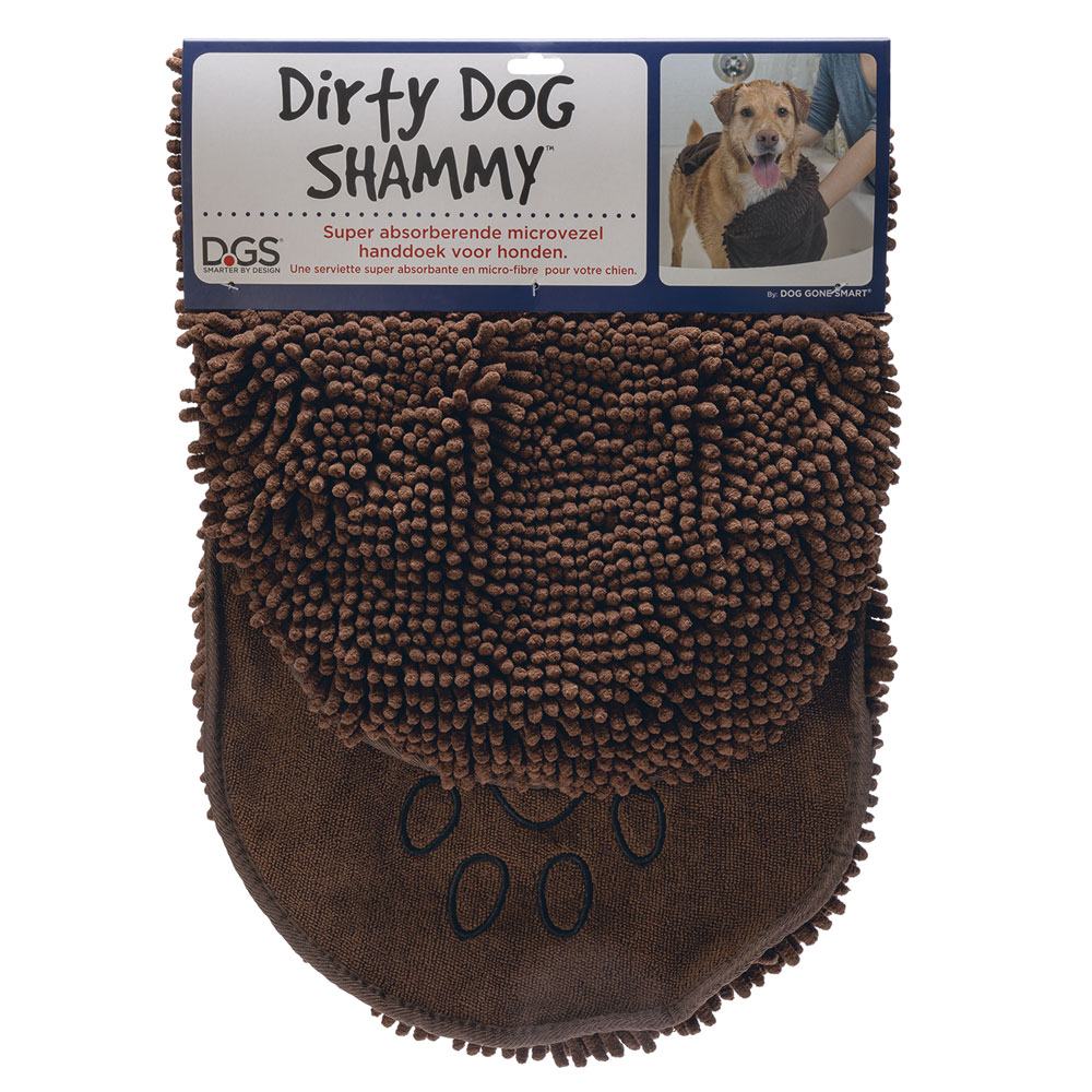 DGS Dirty Dog Shammy Handtuch - Braun 