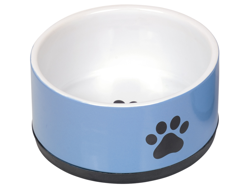 Nobby Keramiknapf Paw - blau 1100 ml / Ø 17 x 8 cm