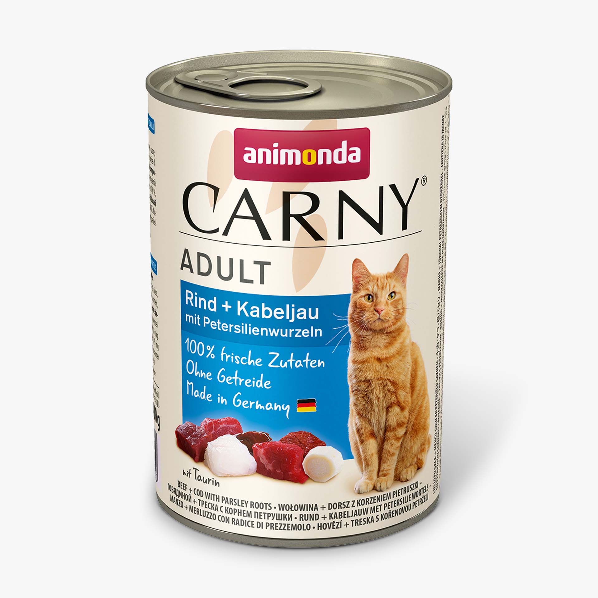 Animonda Cat Dose Carny Adult Rind & Kabeljau & Petersilienwurzeln 400 g