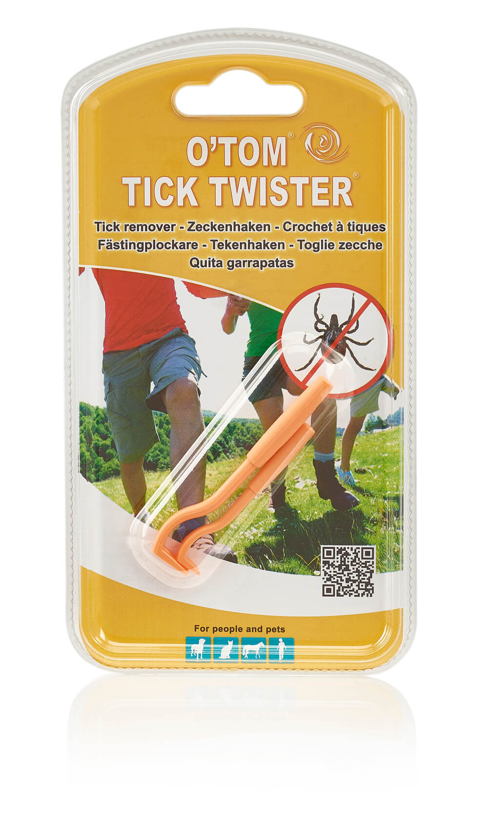 OTom Zeckenhaken Orange - 2 Stück 