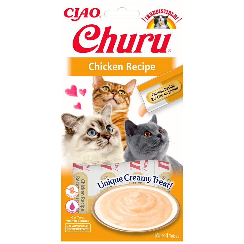 Inaba Churu Cat Püree Huhn 4 x 14g 