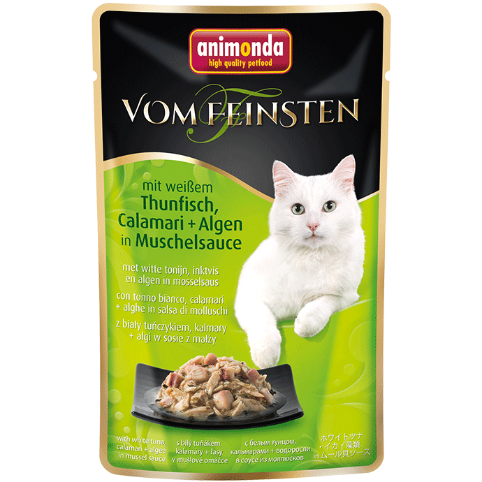 Animonda vom Feinsten mit Hühnchenfilet & Thunfisch, Calamari + Algen 50g 