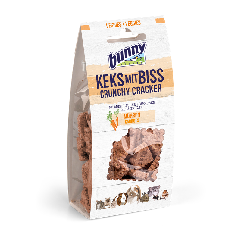 Bunny Kekse mit Biss - Möhre -  50g 