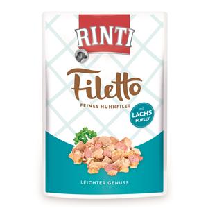 Rinti Filetto Jelly Huhn & Lachs 100g 