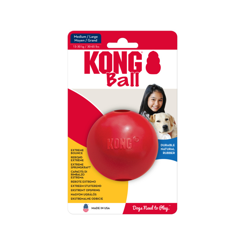 KONG Ball - rot Medium/Large