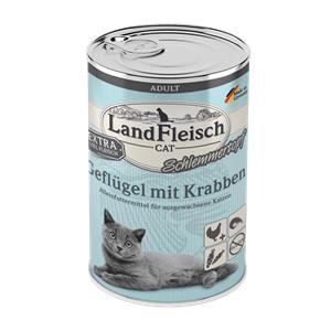 Landfleisch Cat Adult Schlemmertopf mit Geflügel & Krabben 400 g 
