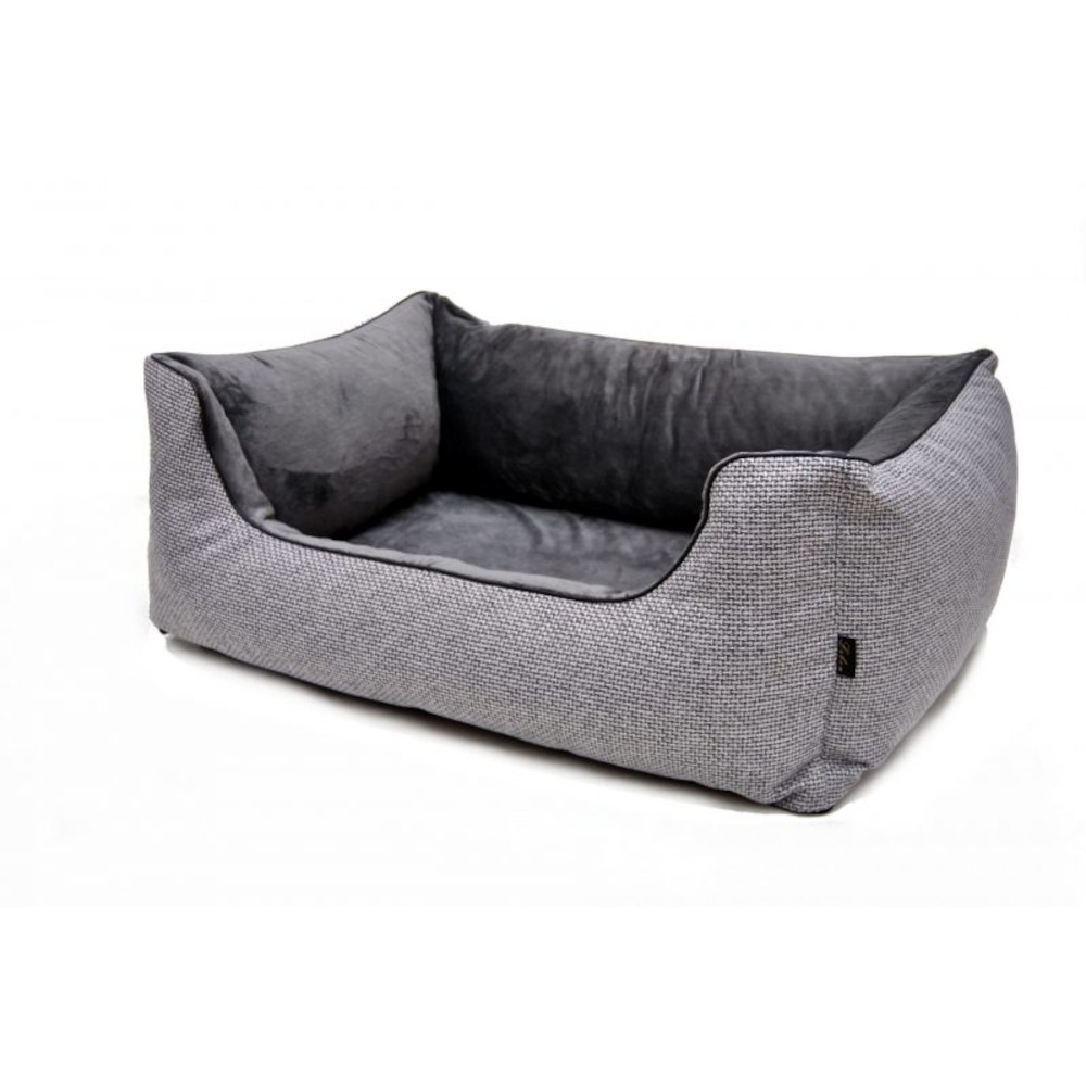 Lebon Hundebett Louis PLUS - Silver 120 x 90 cm