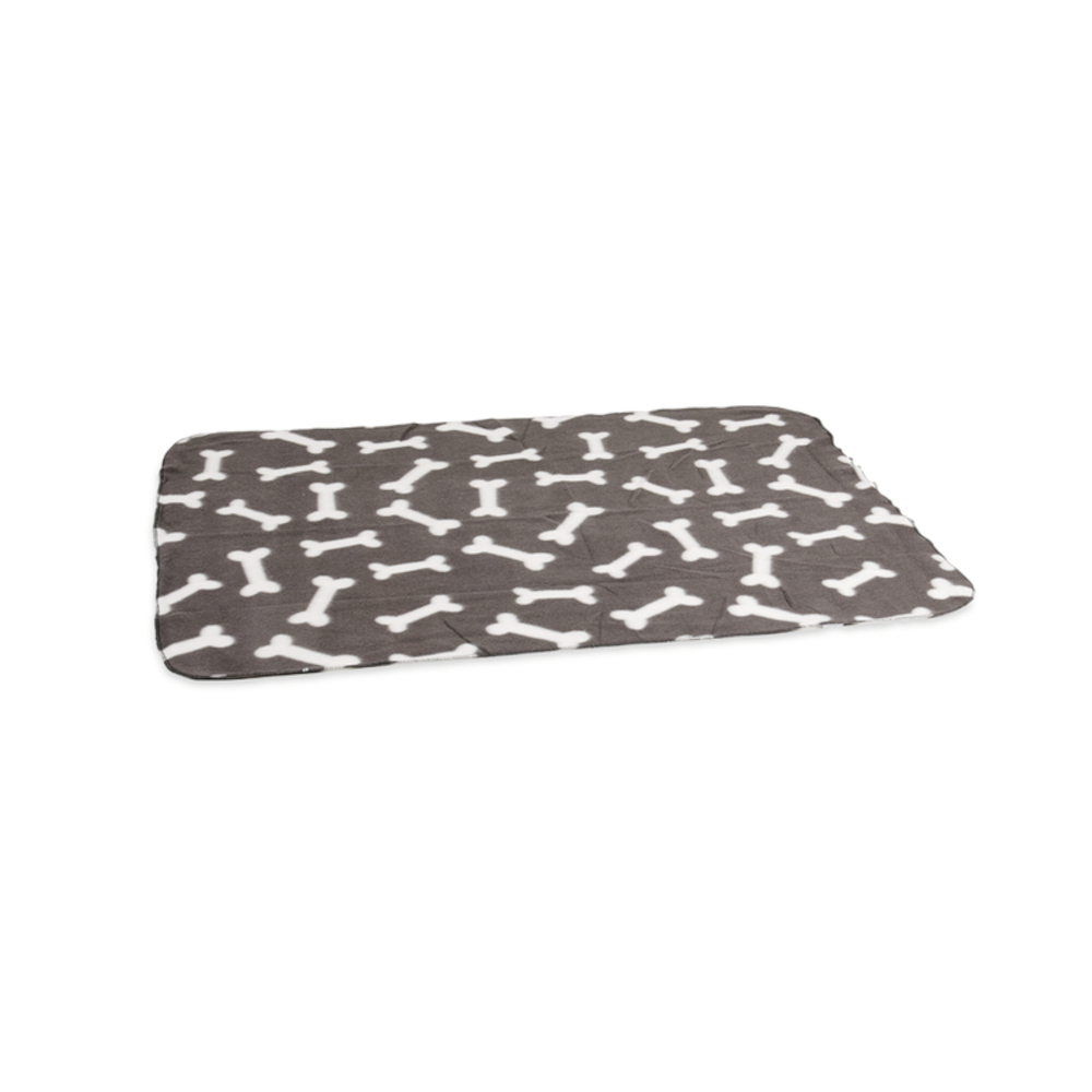 Karlie Flamingo Fleecedecke Milda - 100 x 70 cm Grau