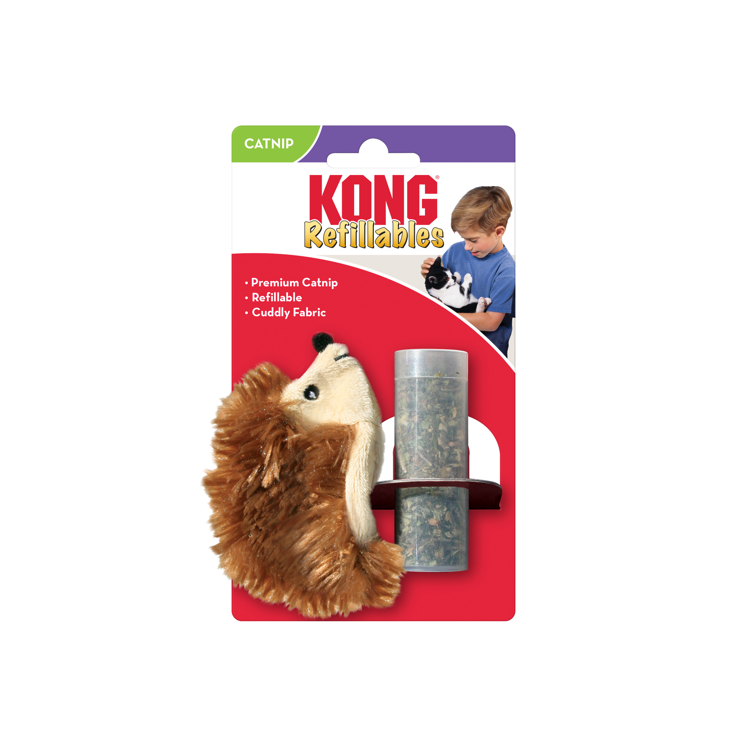 KONG Cat Refillable Catnip Igel 
