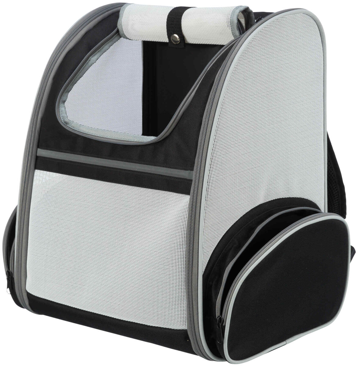 Trixie Rucksack Chloe - Hellgrau/Schwarz 