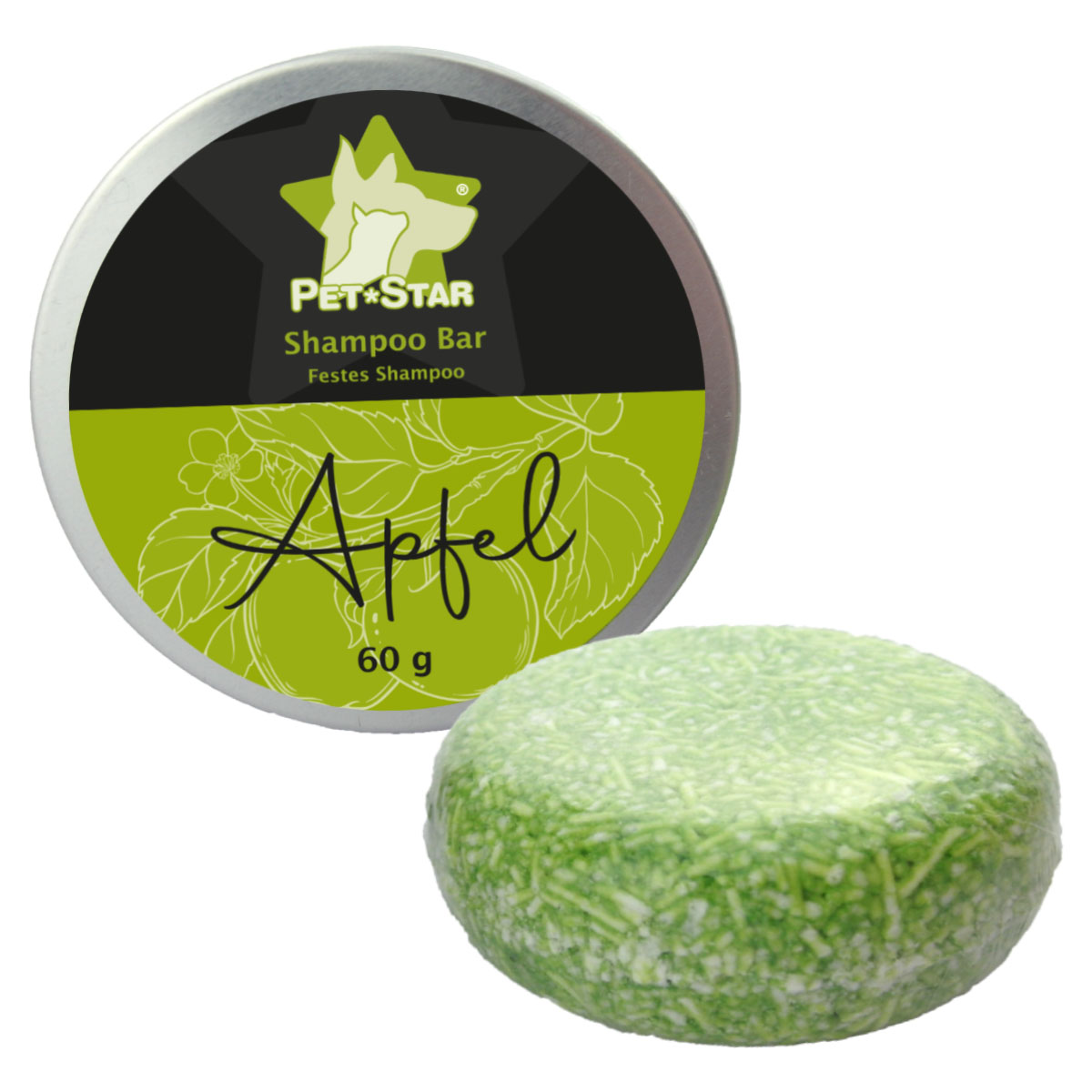 Pet-Star Shampoo Bar Apfel - 60g 