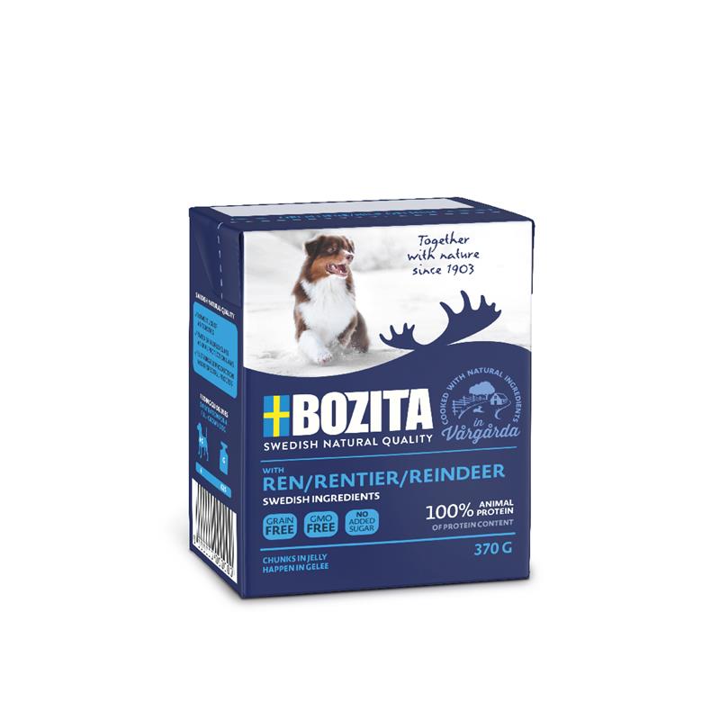 Bozita Dog Tetra Recard Happen in Gelee Rentier 370g 