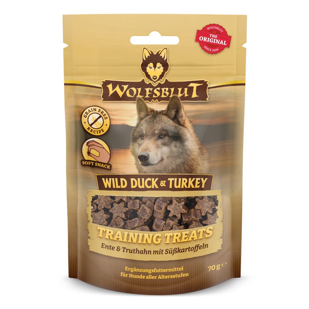 Wolfsblut Training Treats Wild Duck & Turkey 70g 