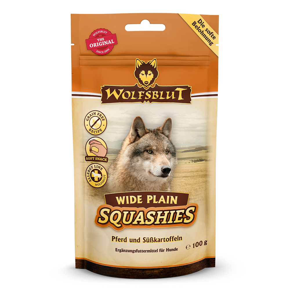 Wolfsblut Snack Squashies Wide Plain 100g 