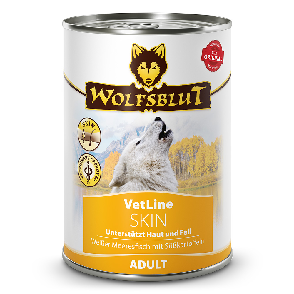 Wolfsblut Dose VetLine Skin & Coat 395g 