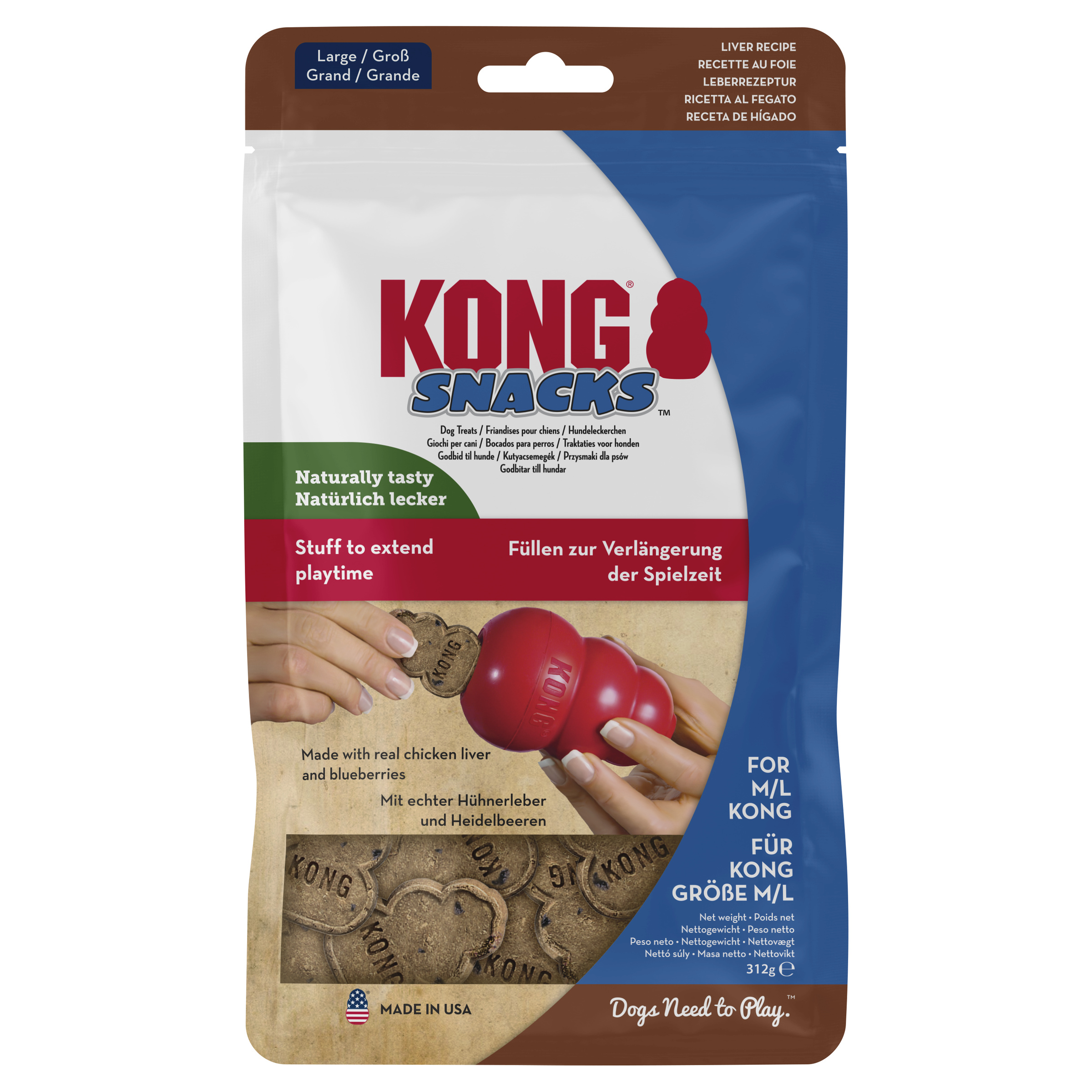 KONG Snack Stuffn Liver Large