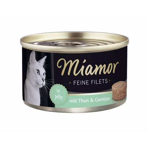 Miamor Feine Filets 100g Heller Thunfisch & Gemüse