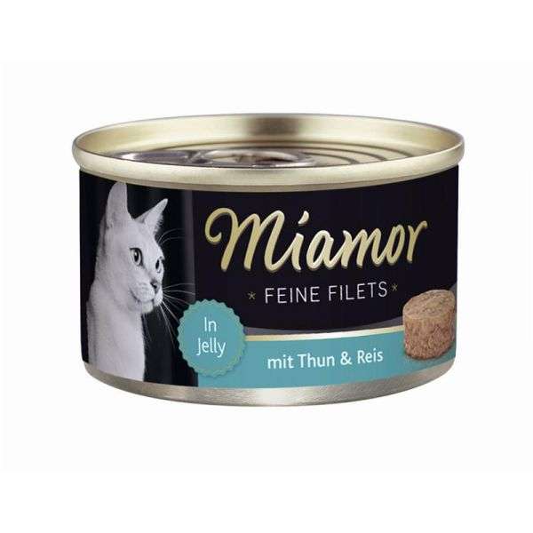 Miamor Feine Filets 100g Heller Thunfisch & Reis