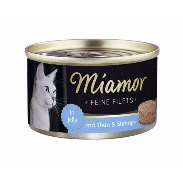 Miamor Feine Filets 100g Heller Thunfisch & Shrimps