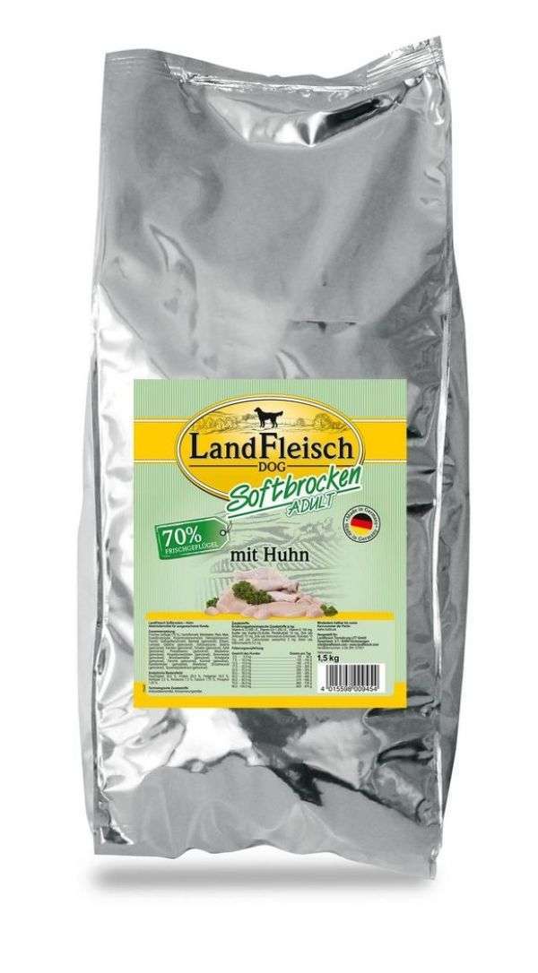 Landfleisch Softbrocken mit Huhn 