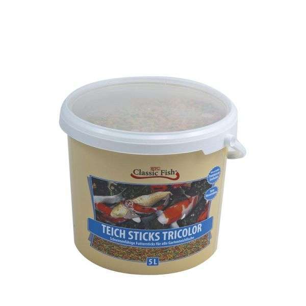 Classic Fish Teich Sticks TriColor Eimer 5l 