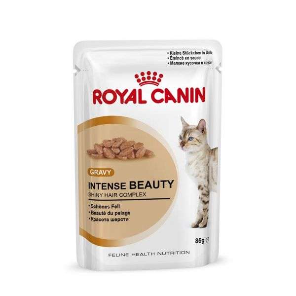 Royal Canin Frischebeutel Intense Beauty in Sosse Multipack 12x85g 