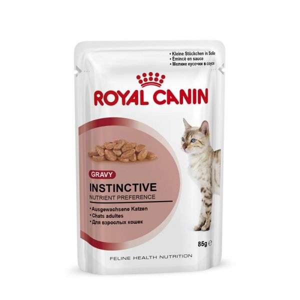 Royal Canin Frischebeutel Instinctive Sauce in Sosse Multipack 12x85g 