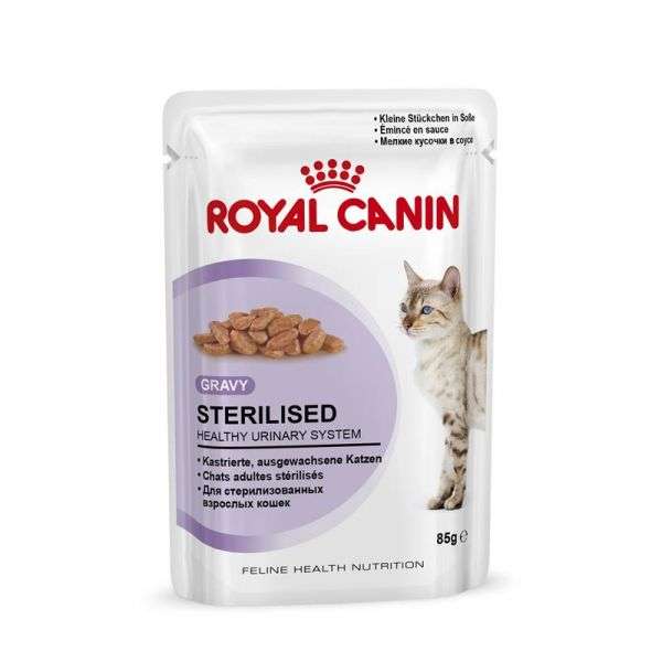 Royal Canin Frischebeutel Sterilised in Sosse Multipack 12x85g 