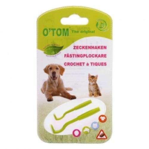 OTom Zeckenhaken Grün - 2 Stück 