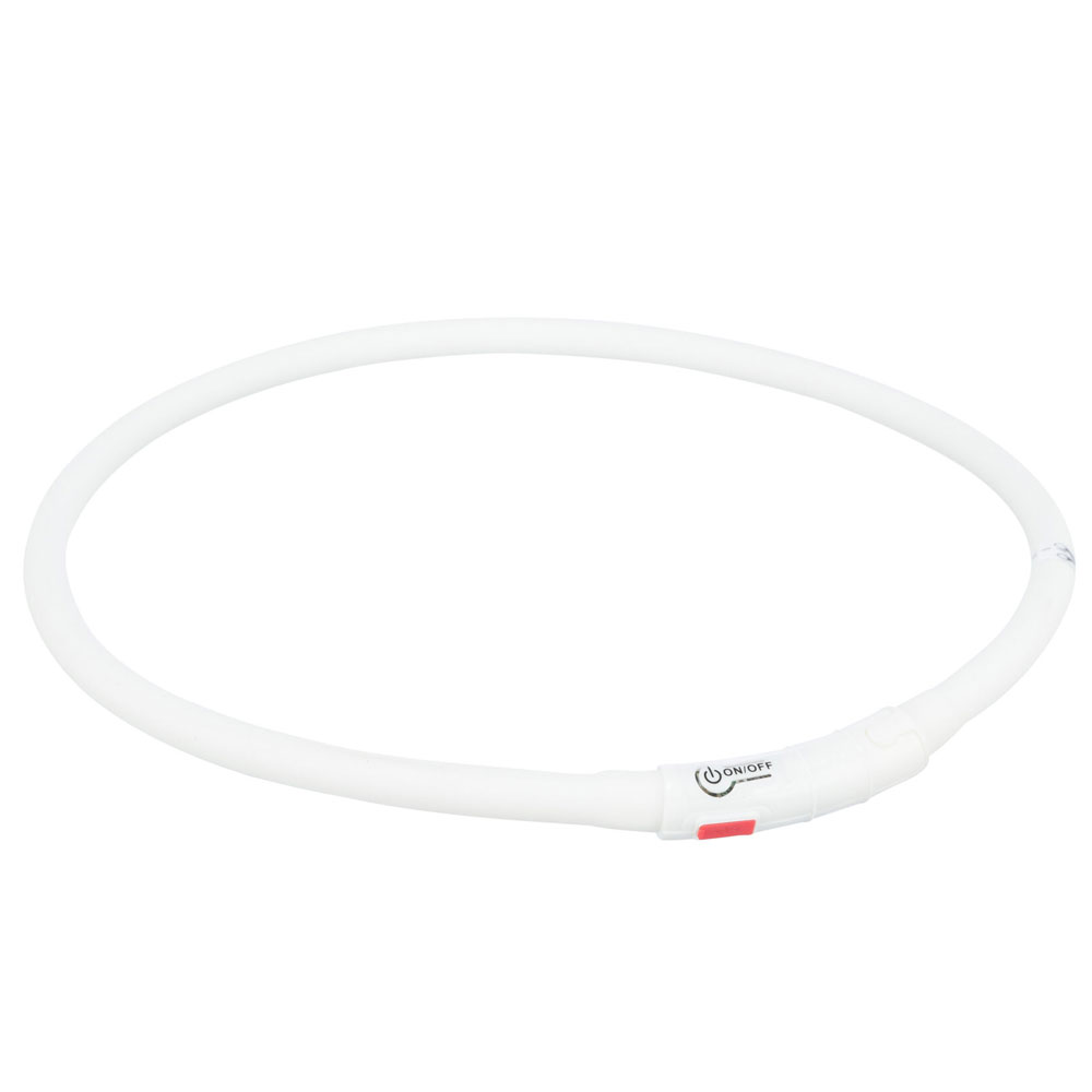 Trixie Flash Leuchtring USB aus Silikon bunt
