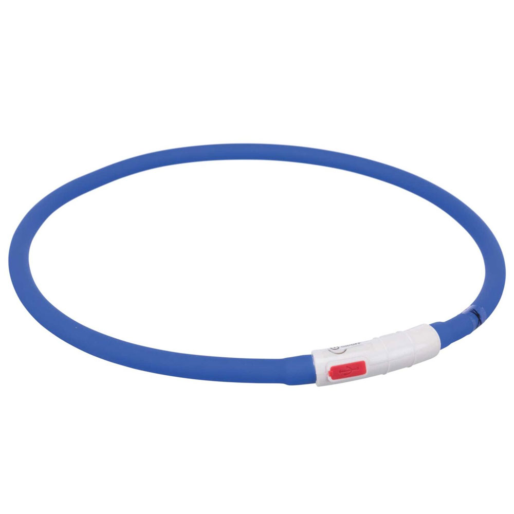 Trixie Flash Leuchtring USB aus Silikon 