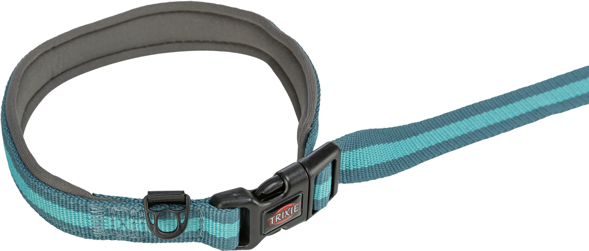 Trixie Jogging-Hundeleine - grafit/aqua 