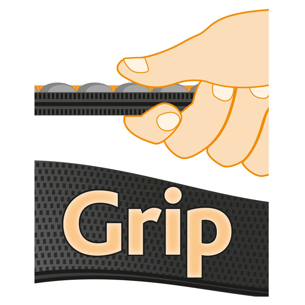 Trixie Schleppleine, gummiert - schwarz 